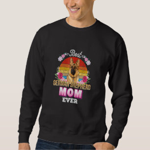 Sweatshirt Femme Meilleur Chien Maman Jamais Berger Allemand 