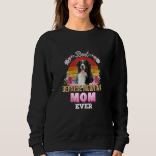 Sweatshirt Femme Meilleur Chien Maman Jamais Bernese Montagne