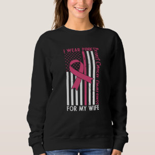 Sweatshirt Femme Mère Famille Correspondante Cancer du Sein C