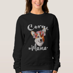 Sweatshirt Femme mignonne Chien Maman Fête des Mères Corgi Ma
