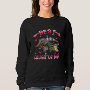 Sweatshirt Femme mignonne Meilleur Alligator Maman Mama Famil