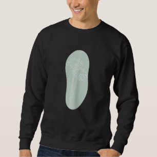 Sweatshirt Femme minimaliste Boho Daisy Line Abstrait Paste