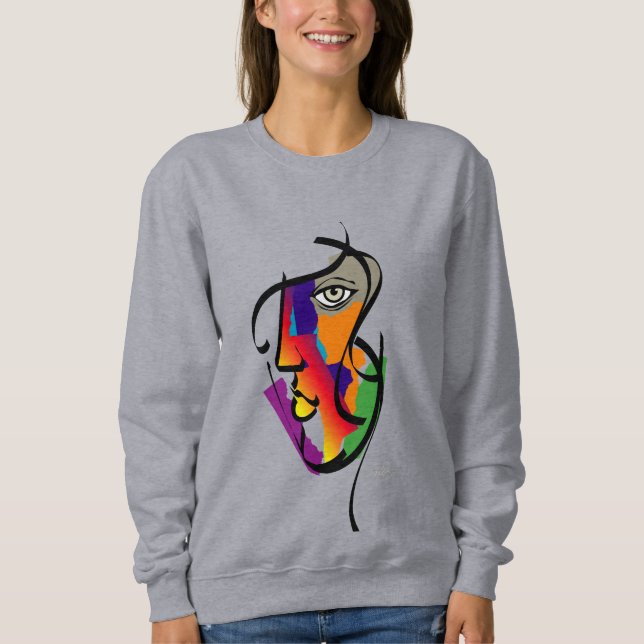 Sweatshirt Femme multiculturelle (Devant)