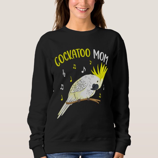 Sweatshirt Femme Oiseau Perroquet Maman Cacatoès (Devant)