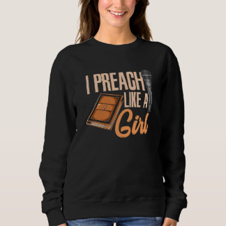 Sweatshirt Femme Pasteur Femme Pracher Je Prends Comme Une Fi