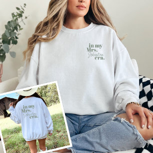 Sweatshirt Femme personnalisée Era Bride Lune de miel Cool te