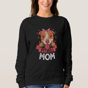 Sweatshirt Femme Pitbull Mom Pit Bull Chien 5