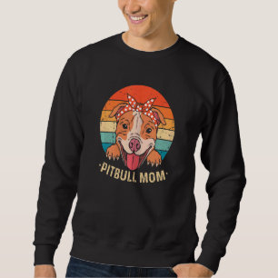 Sweatshirt Femme Pitbull Mom Pit Bull Chien 7