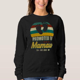 Sweatshirt Femme promue Mamaw 2022 Vintage 1ère Mère