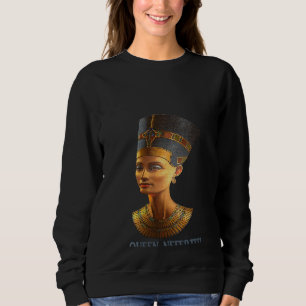 Sweatshirt Femme Reine Nefertiti Vieux Pharaon Égyptien Famil