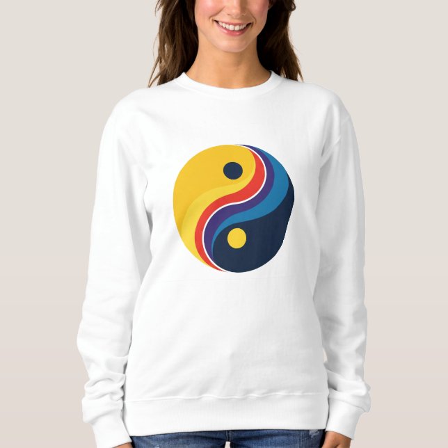 SWEATSHIRT FEMME YIN YANG (Devant)