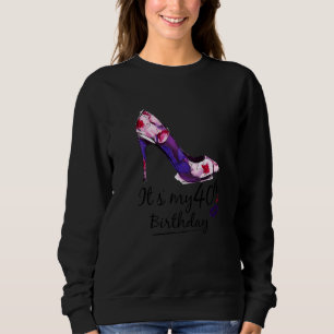 Sweatshirt Femmes 40 ans C'est mon 40e anniversaire Femmes Gi