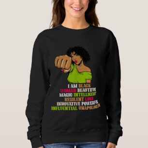 Sweatshirt Femmes Africaines Je Suis Une Femme Noire Historiq