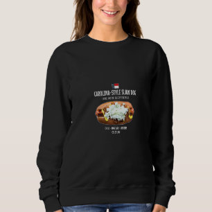 Sweatshirt Femmes Caroline du Nord Style Cole Slaw Chili Onio