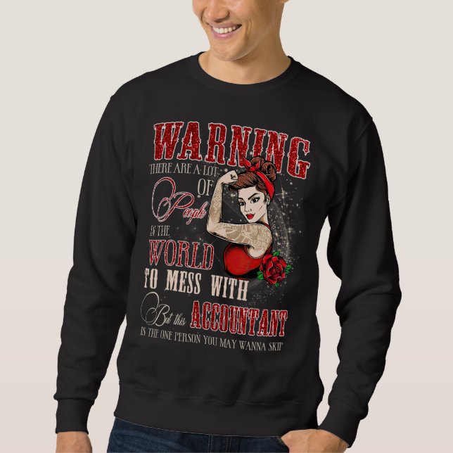 Sweatshirt Femmes Ce Comptable Est La Personne Que Vous Pouve (Devant)