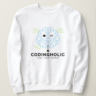 Sweatshirt Femmes Clean Tech Cerveau Codage Graphique Filles
