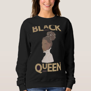 Sweatshirt Femmes de la Reine Mélanine Noire Mère Sista Natur