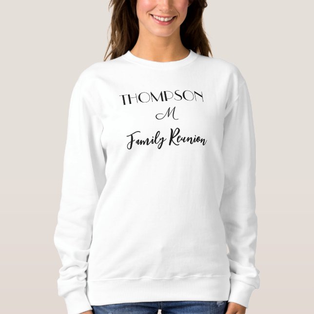 Sweatshirt Femmes de réunion familiale (Devant)