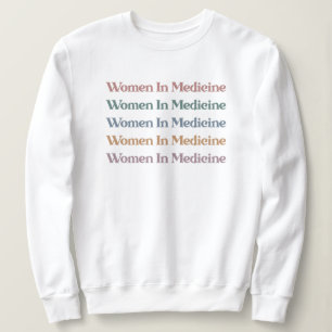 Sweatshirt Femmes en médecine Rétro Futur Infirmière Med Étud