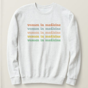 Sweatshirt Femmes en médecine Rétro future infirmière