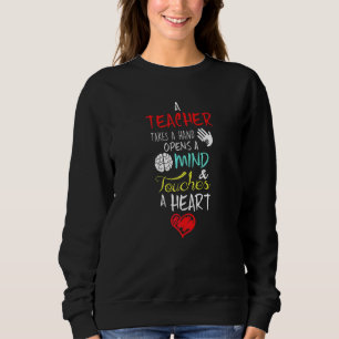 Sweatshirt Femmes Enseignement Lettre de professeur Impressio