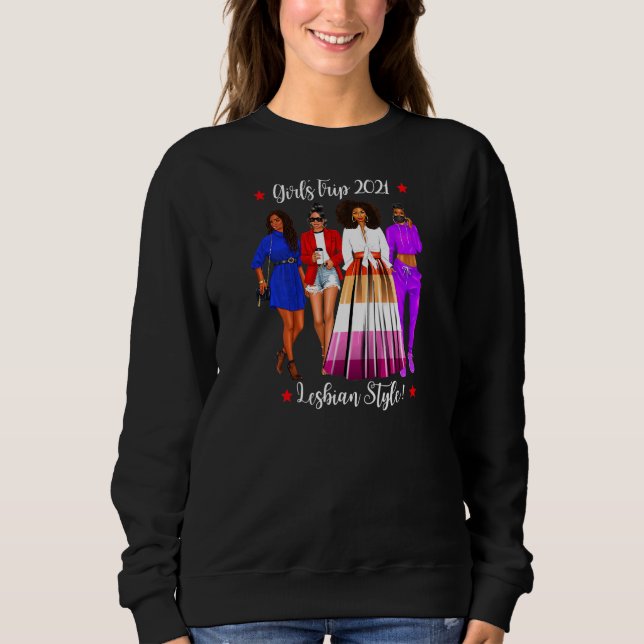 Sweatshirt Femmes Filles Voyage Lesbiennes Vacances Gay Femme (Devant)