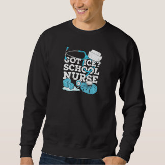 Sweatshirt Femmes Got Ice Infirmière Scolaire Premium