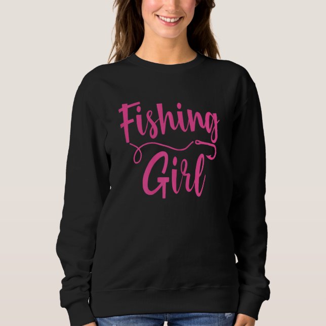 Sweatshirt Femmes Graphiques De Pêche Et Fille De Pêche 2 (Devant)