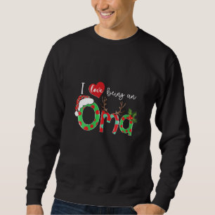 Sweatshirt Femmes J'Aime Être Une Famille Oma Qui Correspond 