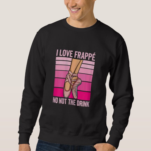 Sweatshirt Femmes J'Aime Frappé Non Pas La Citation De Boisso (Devant)