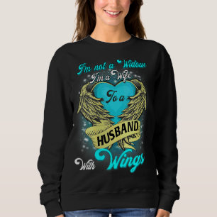 Sweatshirt Femmes Je ne suis pas une veuve Je suis une femme