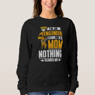 Sweatshirt Femmes Je suis ingénieur et maman Rien ne me fait
