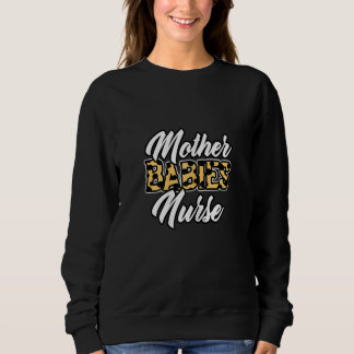 Sweatshirt FEMMES Léopard Maman Maman Mère Mères Bébés Fête d