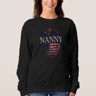 Sweatshirt Femmes Mes Favoris Appelent Moi Fleur sauvage Nann