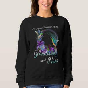Sweatshirt Femmes Mes plus grandes bénédictions Appelez-Moi G