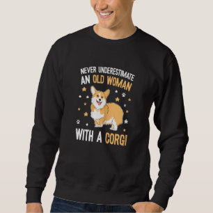 Sweatshirt Femmes Mignonnes &   Citation de Chien Corgi   Cor
