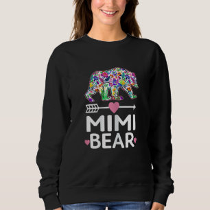 Sweatshirt FEMMES Mimi Ours Fête des mères Floral Fami