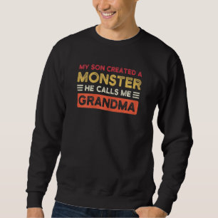Sweatshirt FEMMES Mon Fils A Créé Une Mamie Monstre