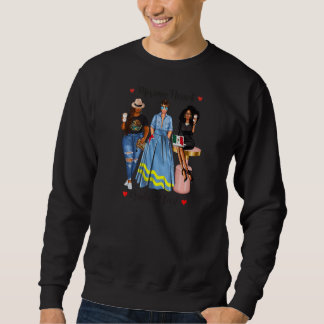 Sweatshirt Femmes Noir Mexicain Femmes Demi Mexicain Aruba Ar