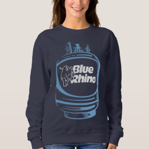 Sweatshirt Femmes noires du Rhin bleu "Tank"