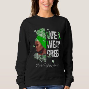 Sweatshirt Femmes noires Nous Portons Une Dystrophie Musculai