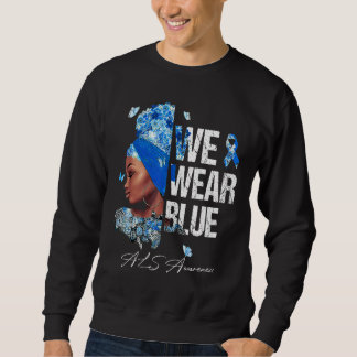 Sweatshirt Femmes noires Nous portons une sensibilisation au