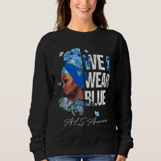 Sweatshirt Femmes noires Nous portons une sensibilisation au