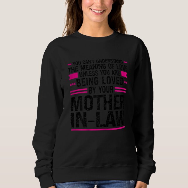 Sweatshirt FEMMES On Ne Peut Pas Signifier Mère En Droit Fill (Devant)