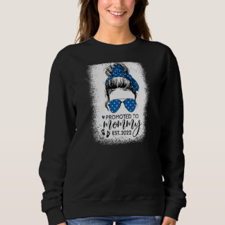 Sweatshirt Femmes Promues À Maman 2022 Première Maman Mothe