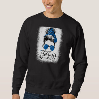 Sweatshirt Femmes Promues À Maman 2022 Première Maman Mothe