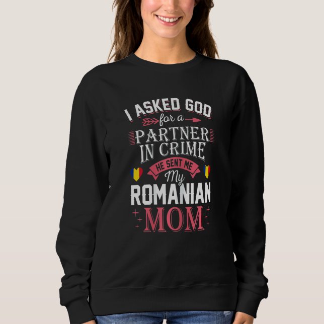 Sweatshirt Femmes Que J'Ai Demandé À Dieu Pour Partenaire Dan (Devant)
