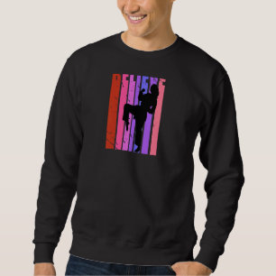 Sweatshirt Femmes rétro Brasilienne Jiu Jitsu Motivational Be