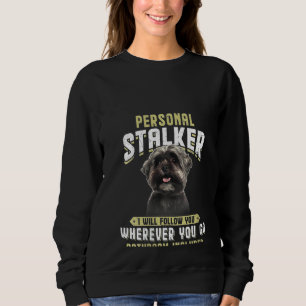 Sweatshirt Femmes Shih Tzu Personal Stalker Je Vous Suis