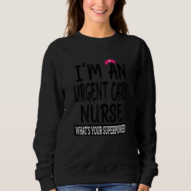 Sweatshirt Femmes Soins d'urgence Infirmière École Médicale d (Devant)